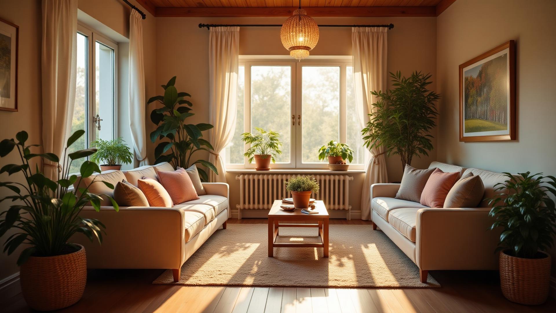 Beautiful, welcoming Airbnb interior that guests love to book